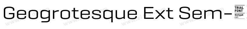 Geogrotesque Ext Sem字体转换